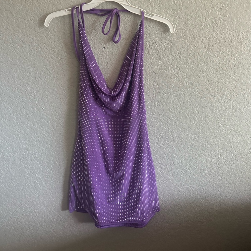 Lilac Barbie Halter Las Vegas dress